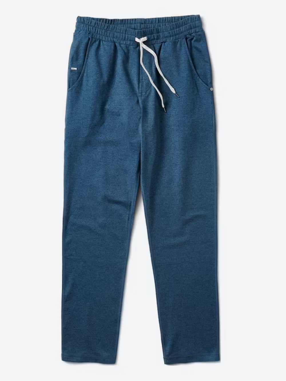 Vuori Ponto Performance Pants Blue Indigo Heather Sz L Activewear Athleisure Gym